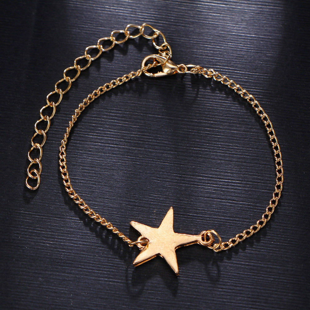 Gleaminggems™ Simple Three-layer 3 Ankle Chain